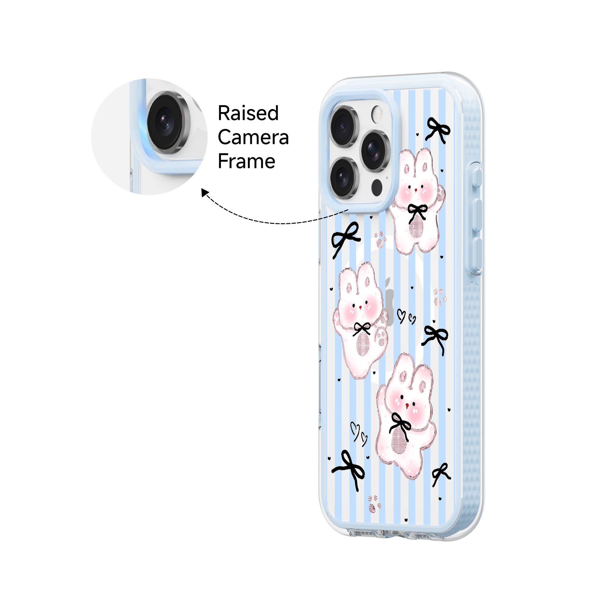 Water Drop Texture Air Cushion Case