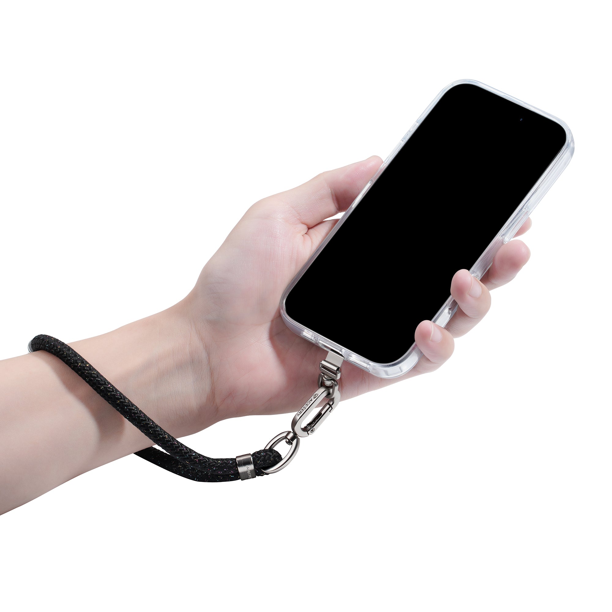 Wrist Lanyard - Black/Glod (Sliver)