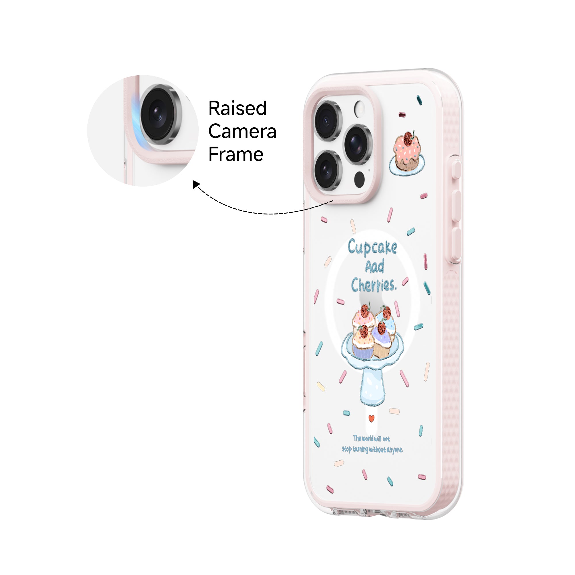 Water Drop Texture Air Cushion Case