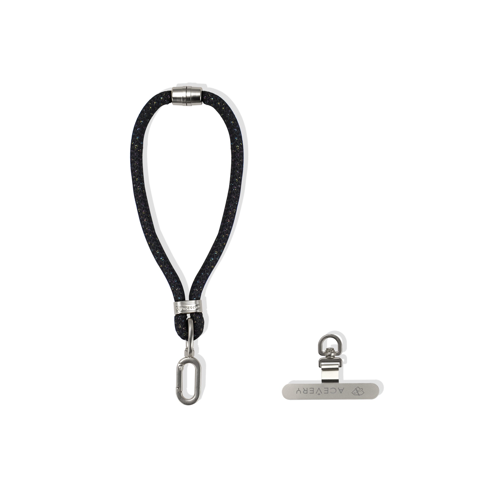 Wrist Lanyard - Black/Glod (Sliver)