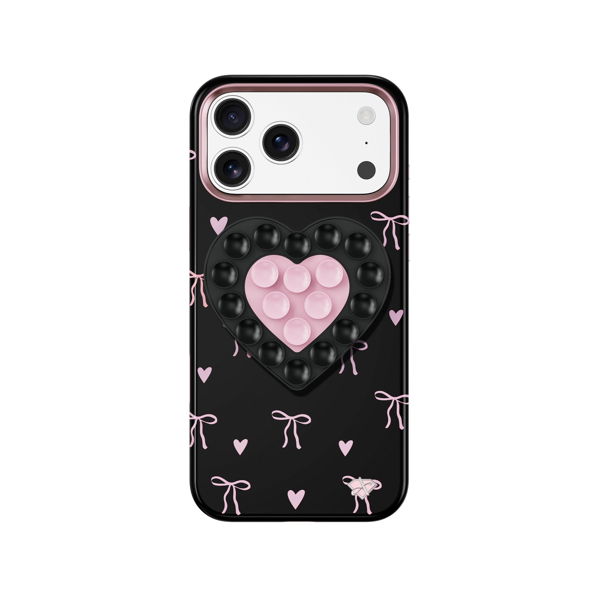 Pink Bow - DuoHeart Snap Case
