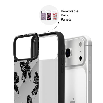 Glam Bow - iPhone 17 Pro Max - Removable Back Panel Case