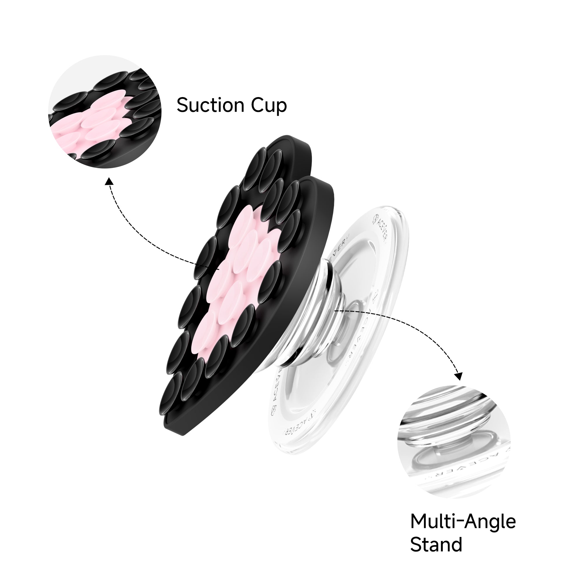 Black Pink - MagSafe Holder