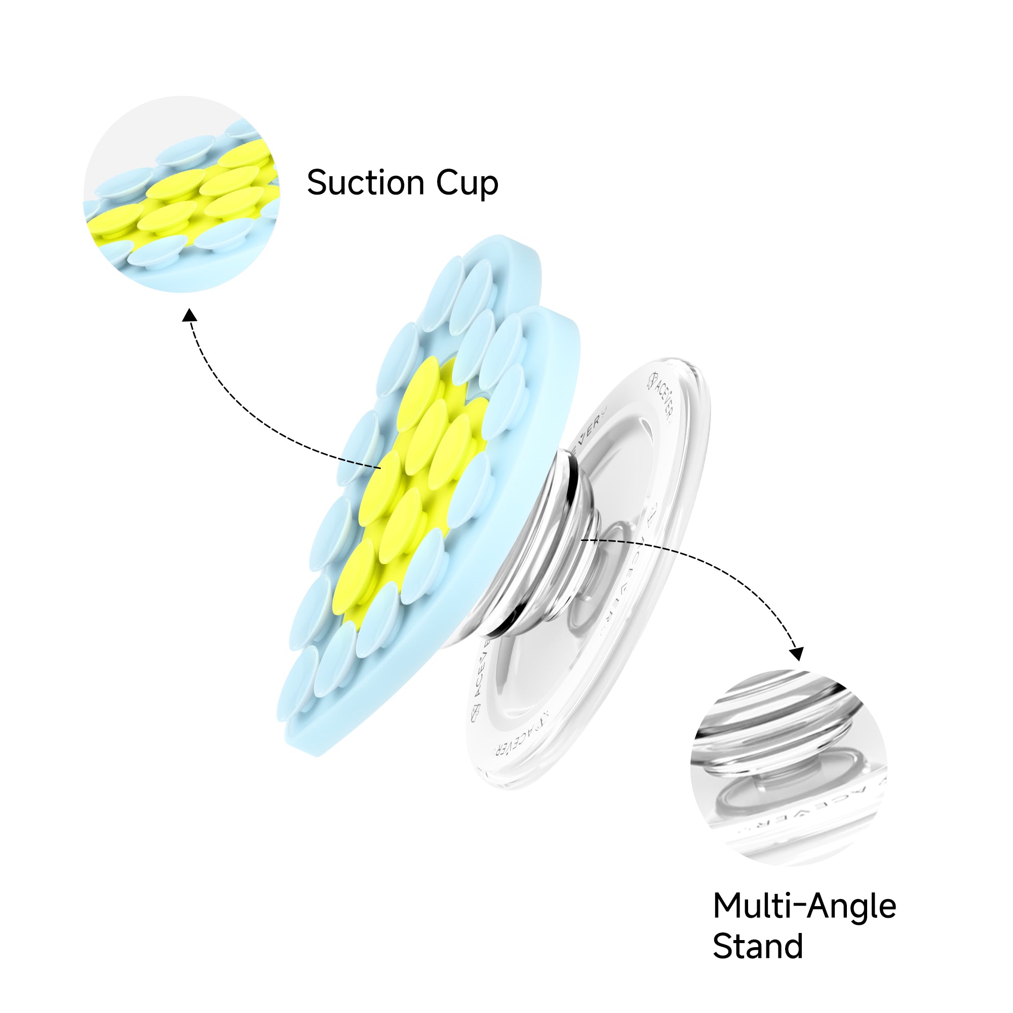 Blue Yellow - MagSafe Holder