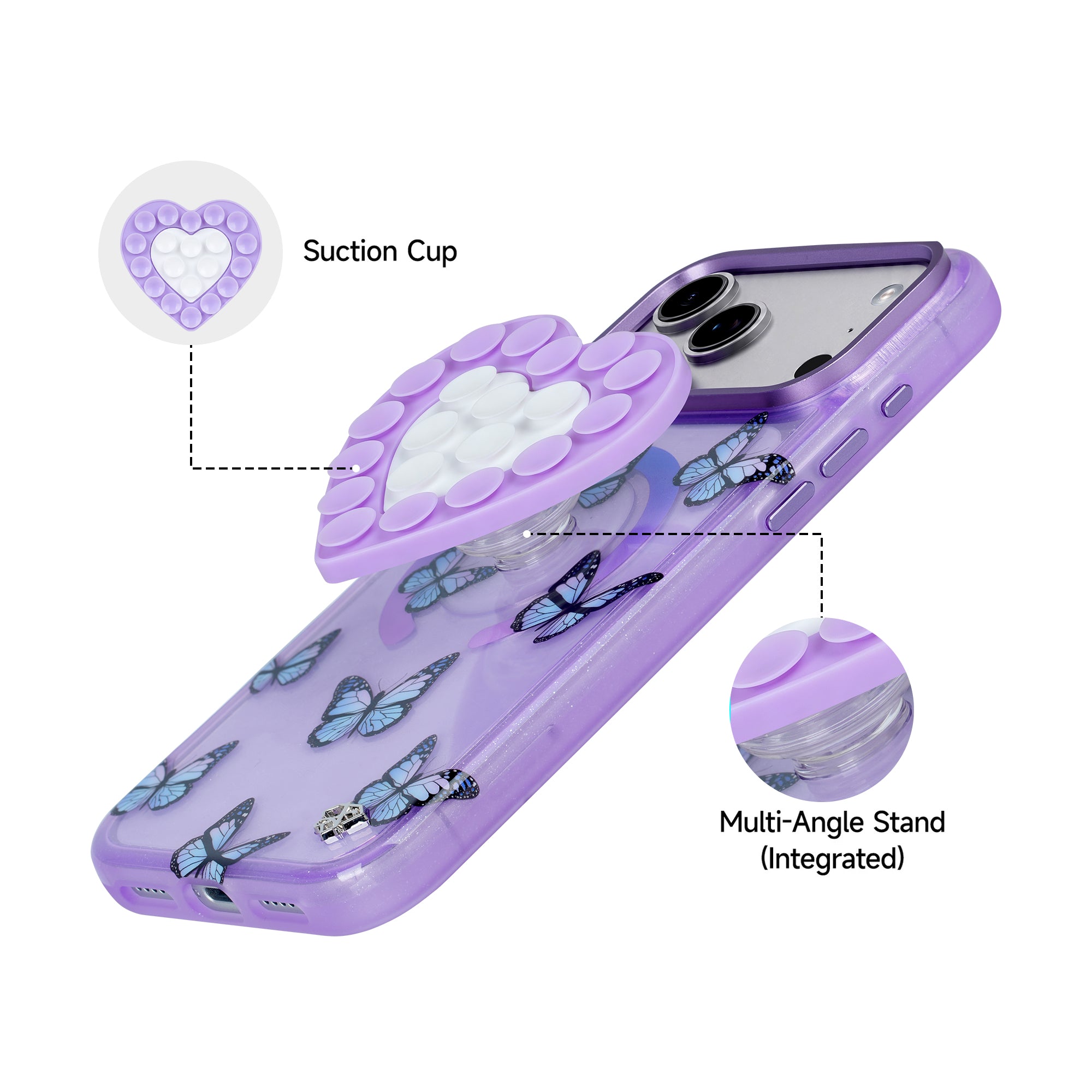 Dream Butterfly - DuoHeart Snap Case