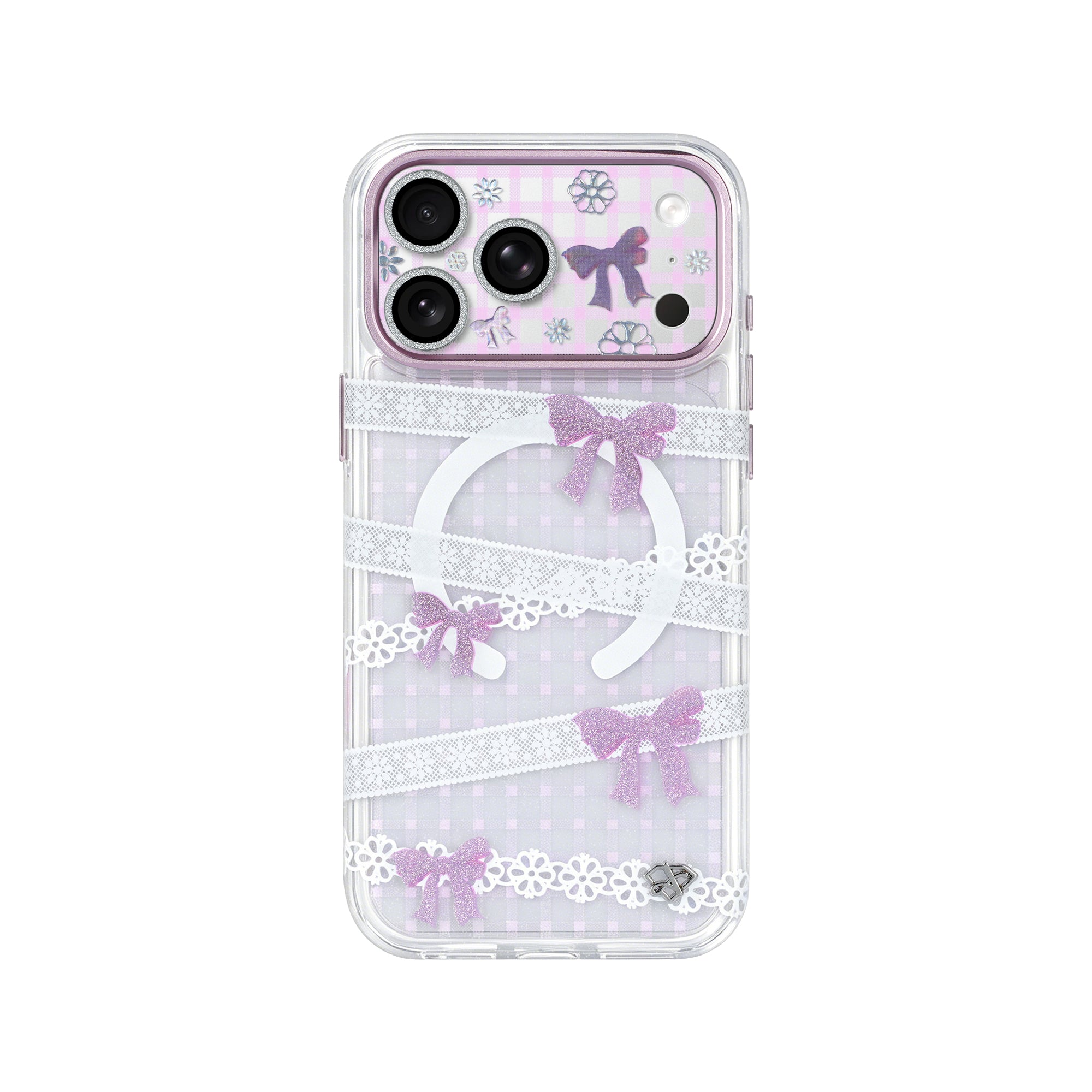 Sweet Bow Glitter Case