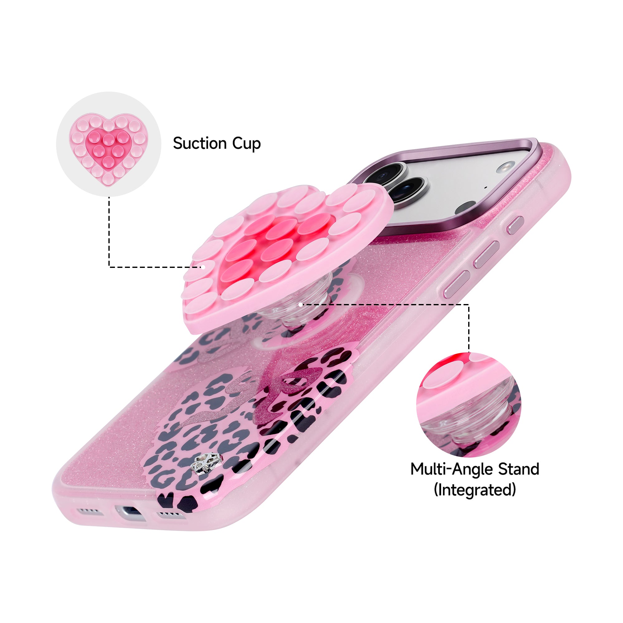 Sweet Leopard - DuoHeart Snap Case