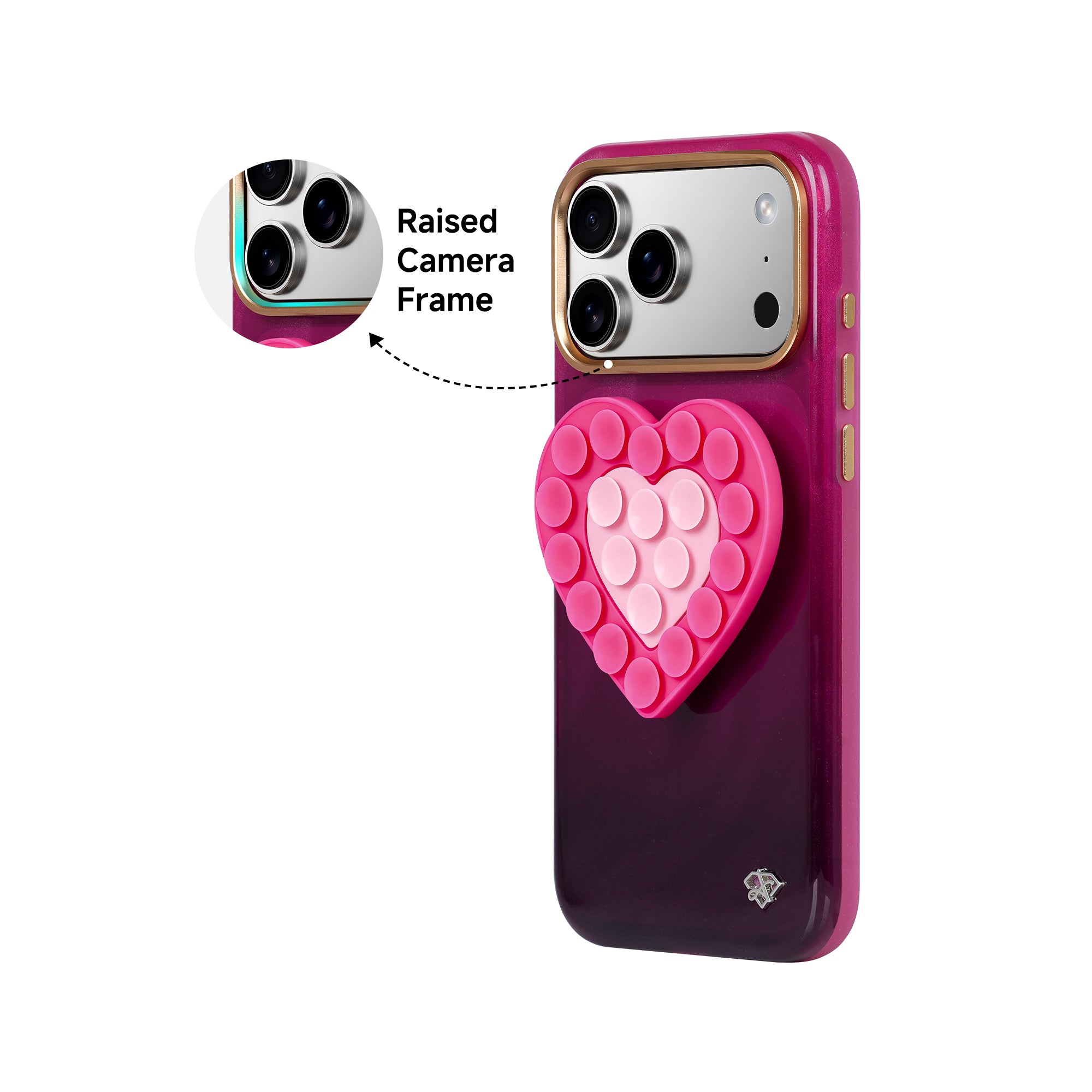 Velvet Berry - DuoHeart Snap Case