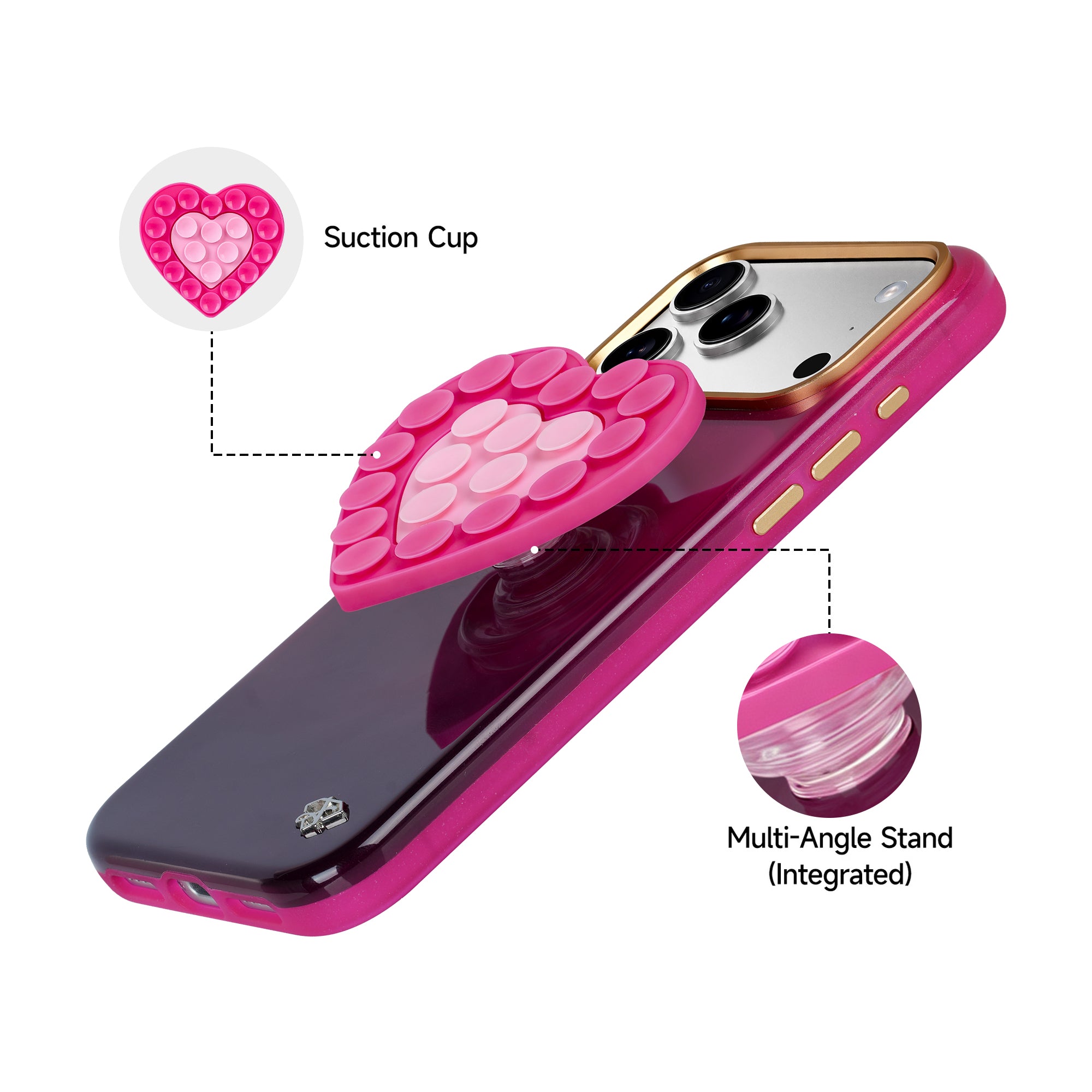 Velvet Berry - DuoHeart Snap Case