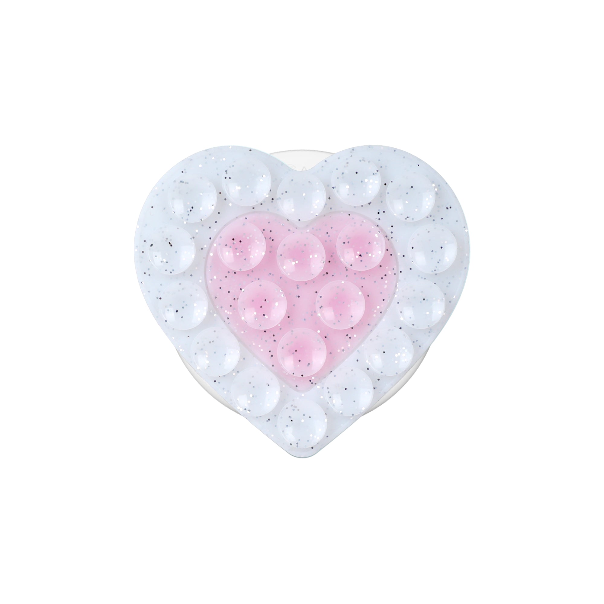 White Pink Glitter - MagSafe Holder