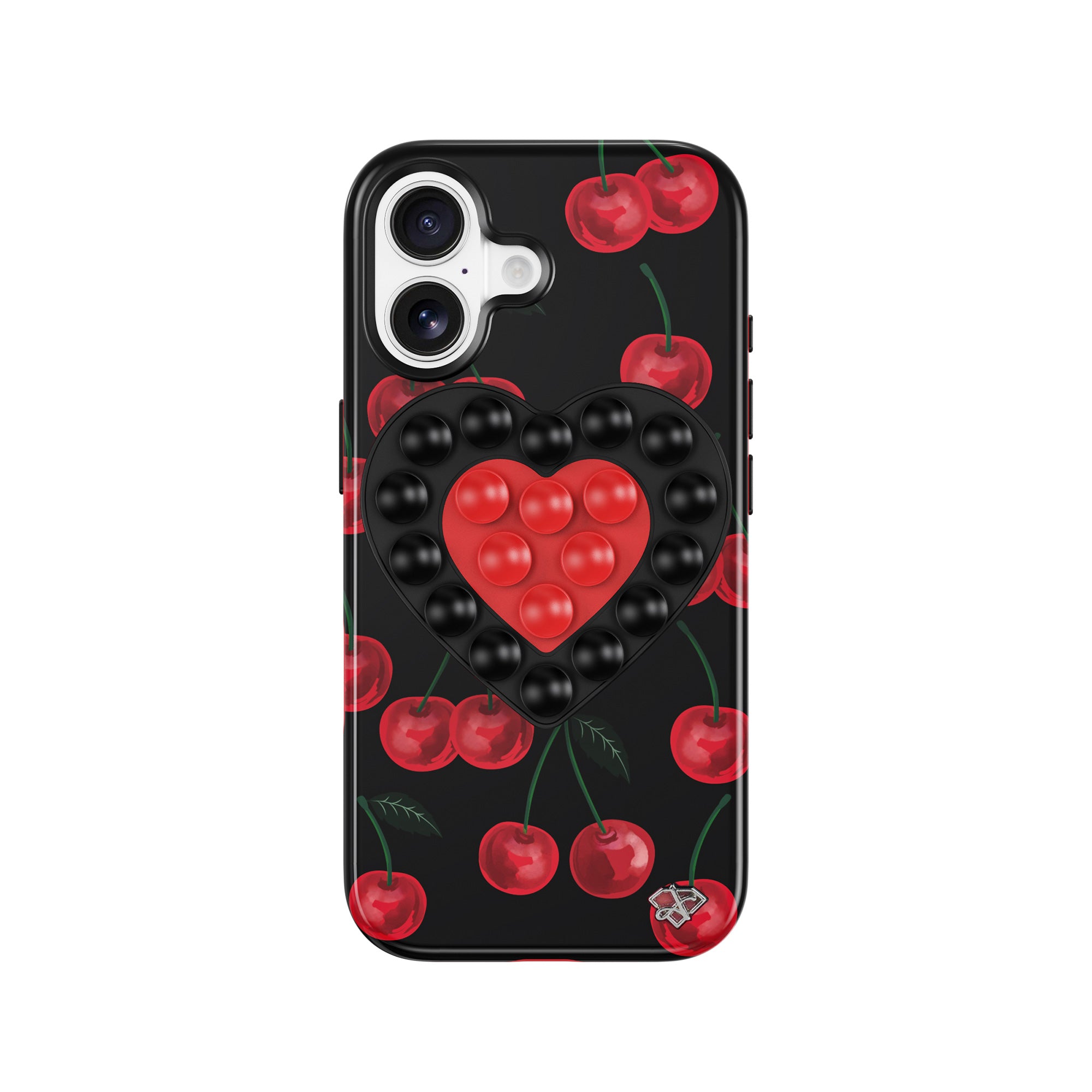 Midnight - DuoHeart Snap Case- Glossy