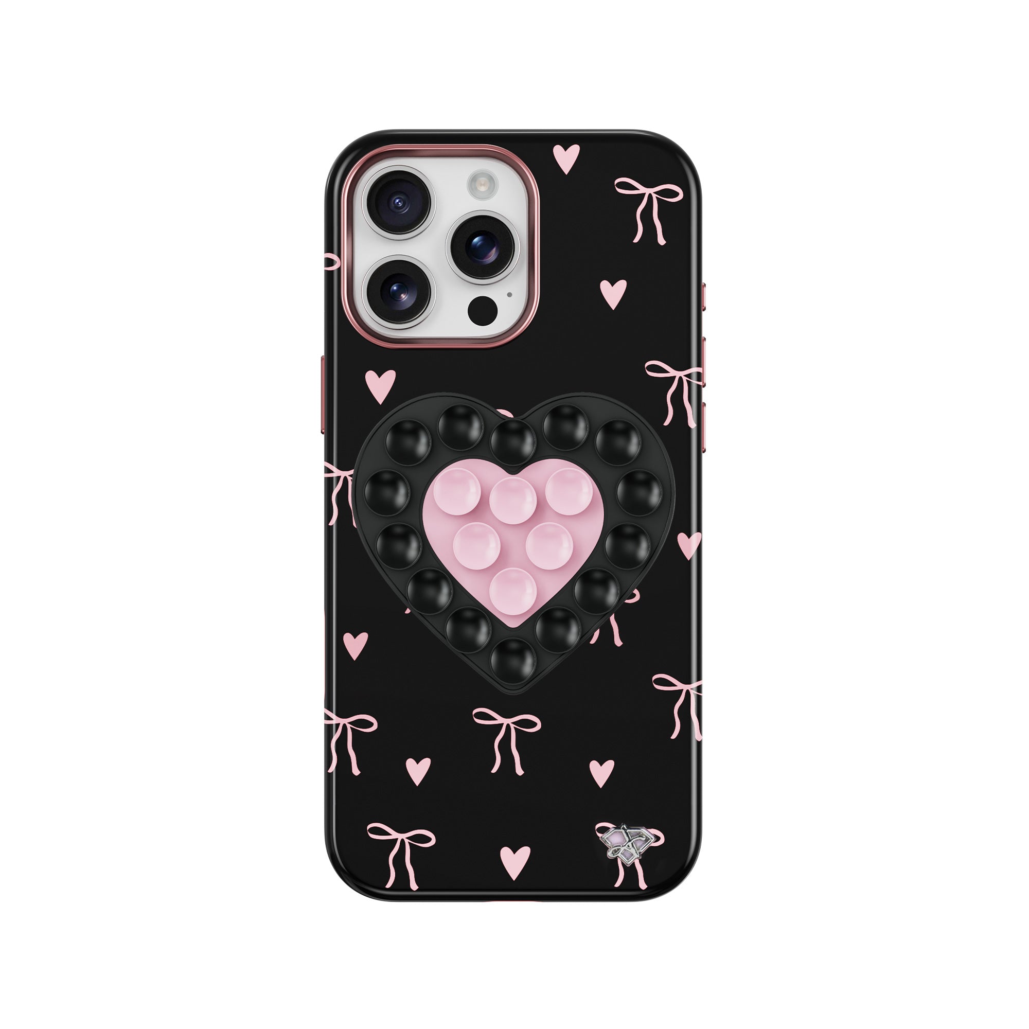 Pink Bow - DuoHeart Snap Case