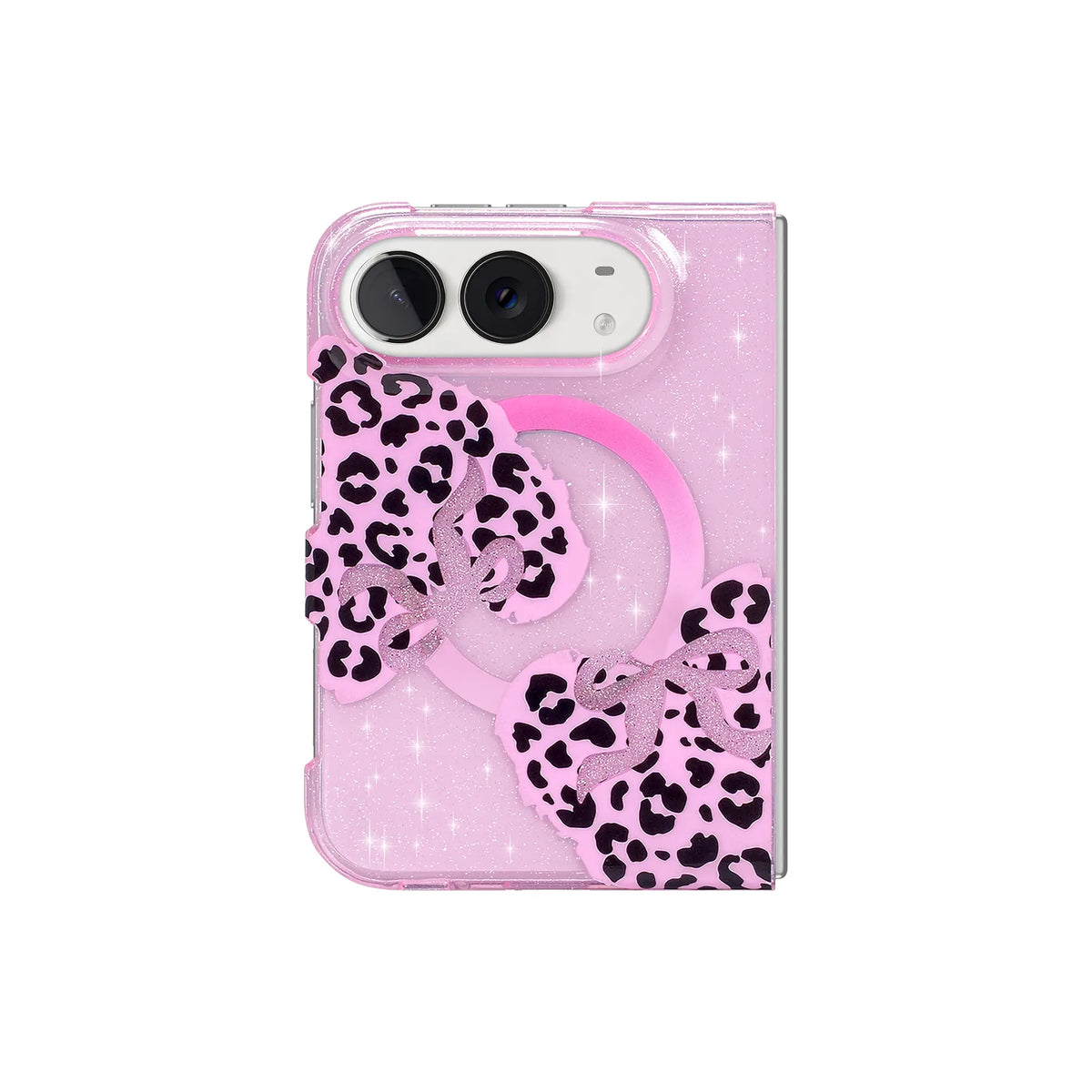 iPhone Duo Sweet Leopard Glitter Case