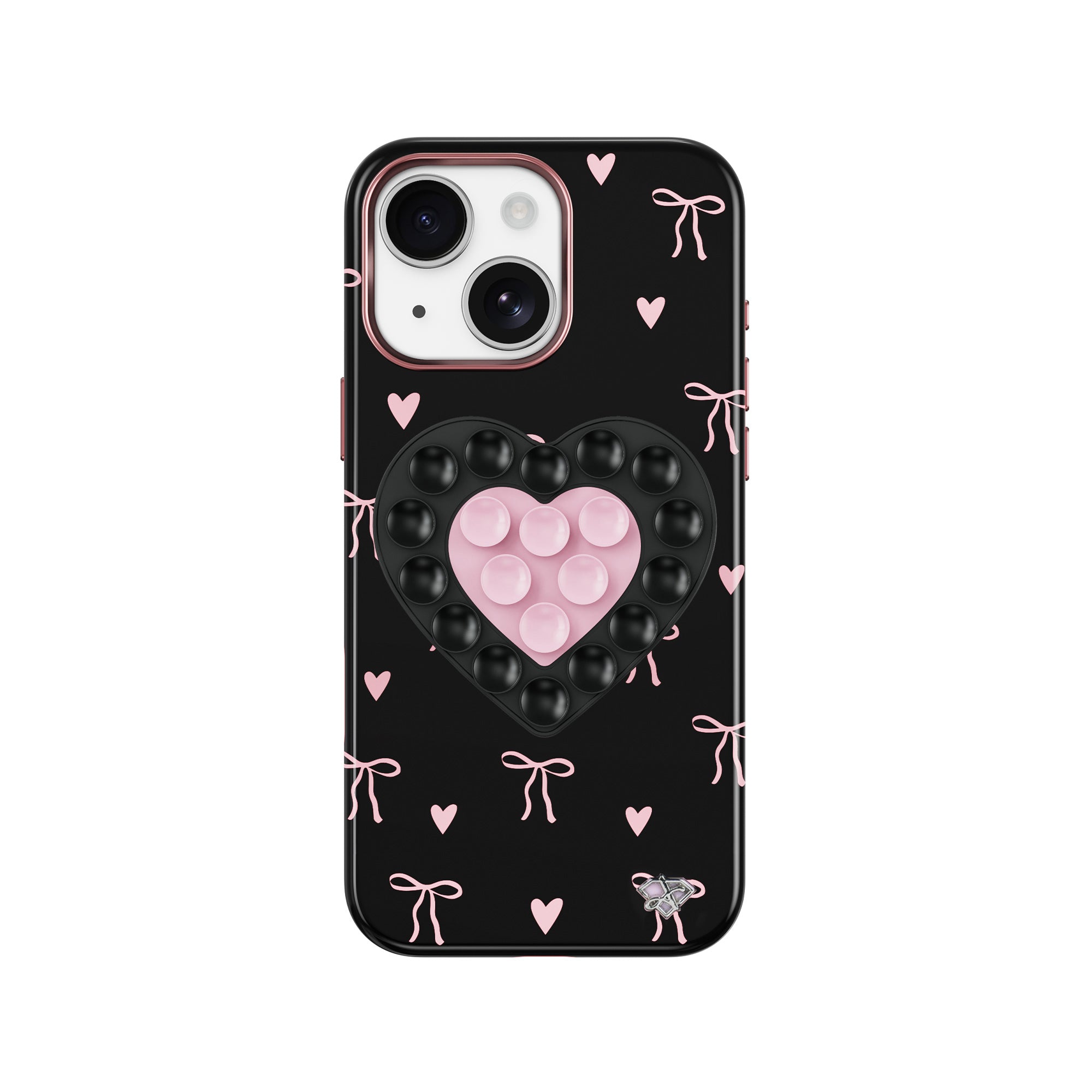 Pink Bow - DuoHeart Snap Case