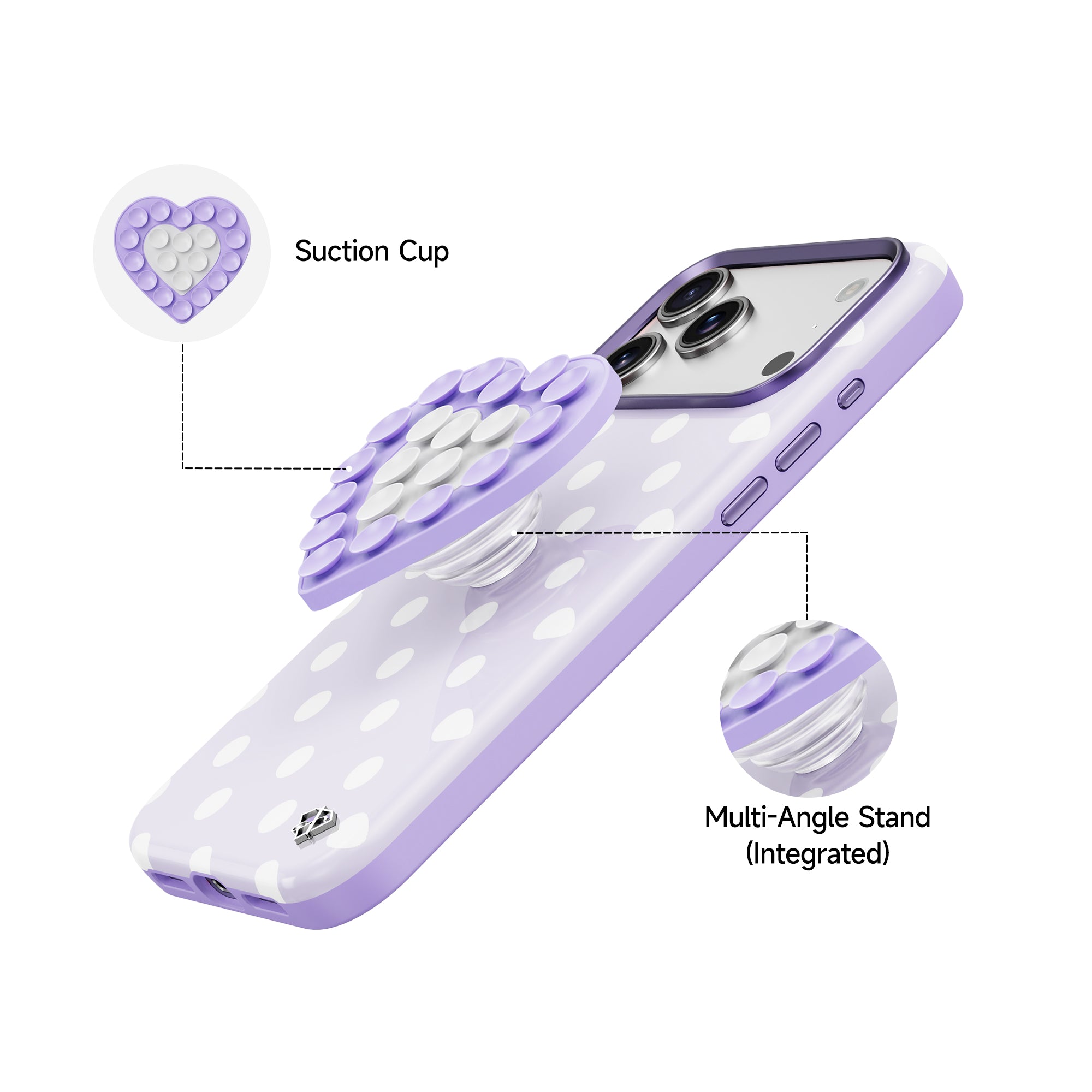 Glazed Heart - DuoHeart Snap Case
